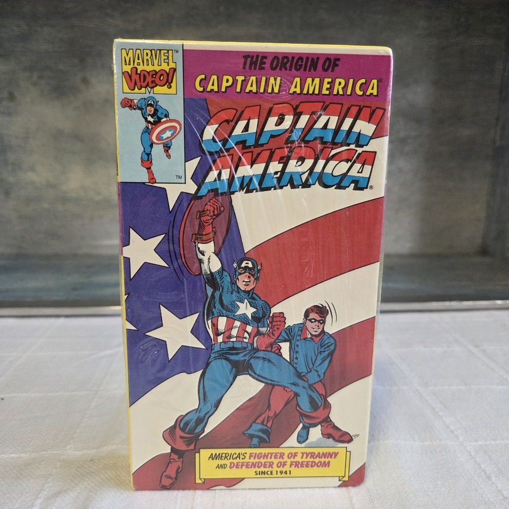 Marvel Captain America VHS